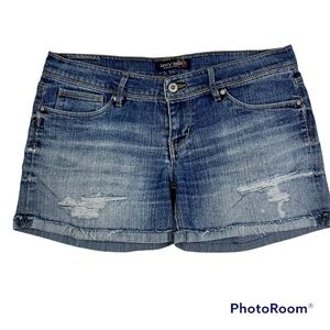 Levi's Genuinely Crafted Distressed Denim Jean Shorts Juniors Size 11